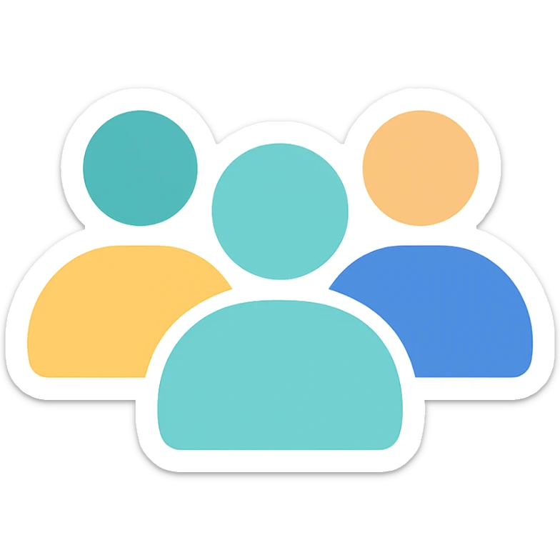 group of people sticker