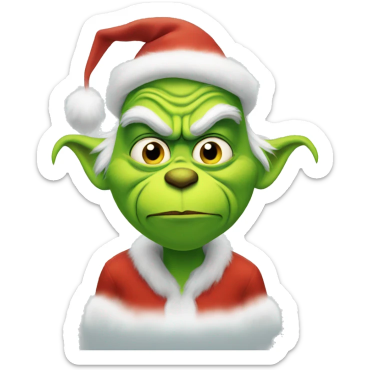 Grinch sticker