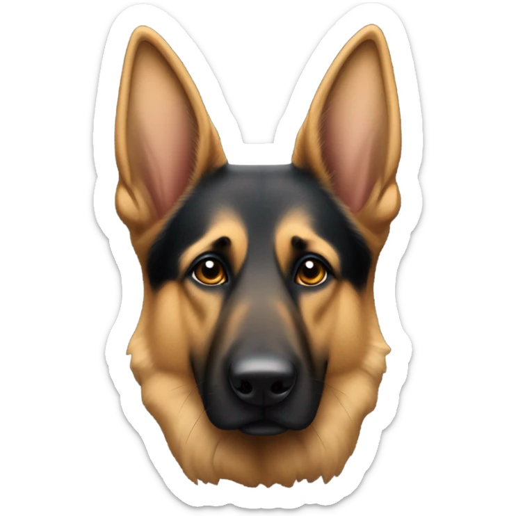 German shepherd  sticker