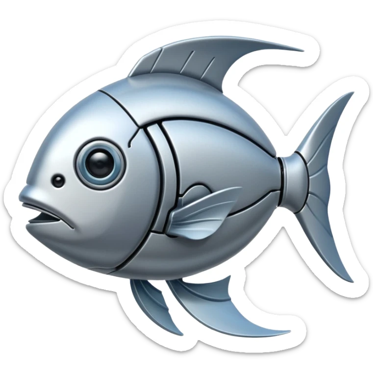 robotic fish sticker