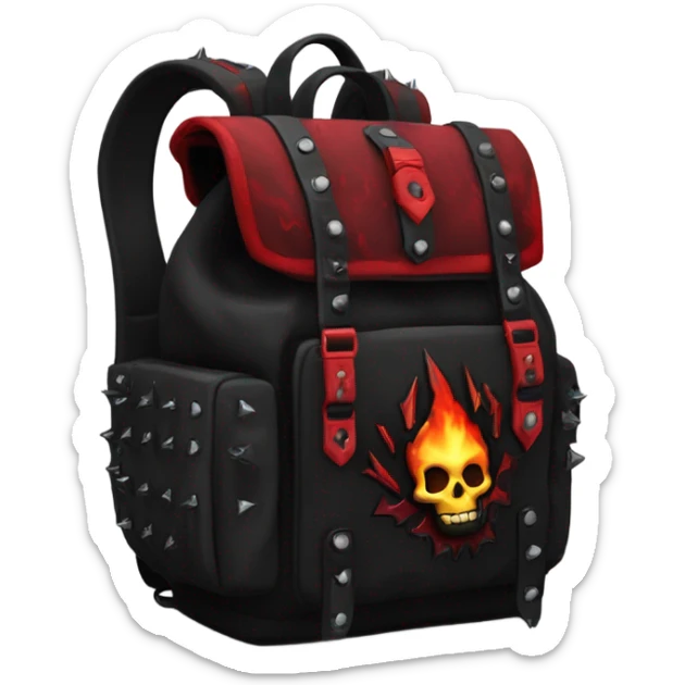 Satan’s backpack  sticker