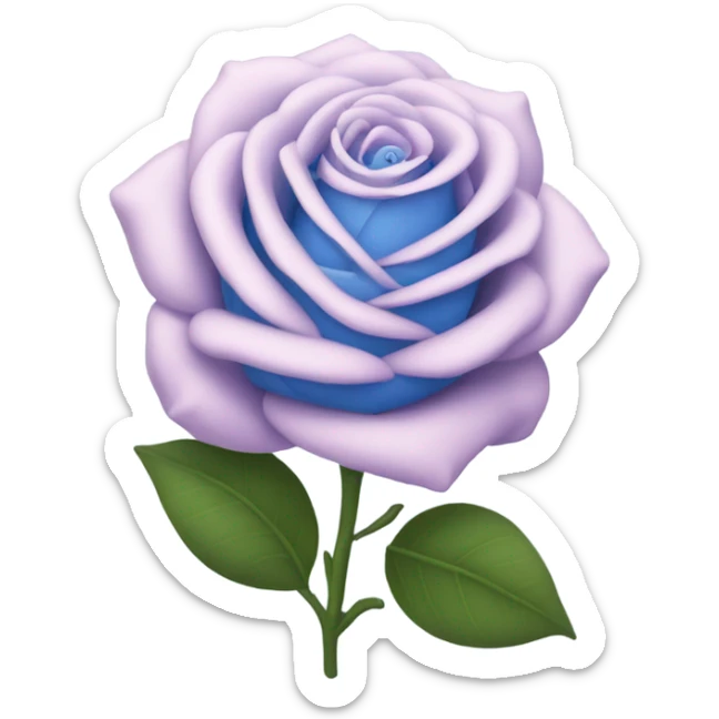 Rosa azul  sticker