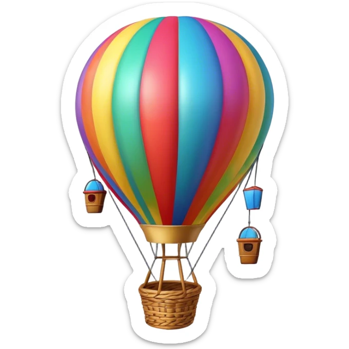 Hot air balloon  sticker