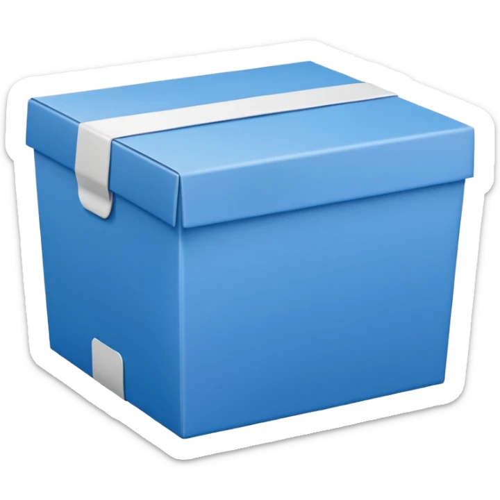 Crée 1  emojis détaillés et stylisés autour du nouveau sèche-cheveux BaByliss PRO Drying Wand.
1️⃣ Emoji du carton d’emballage du produit, fermé, design moderne et professionnel.

 sticker