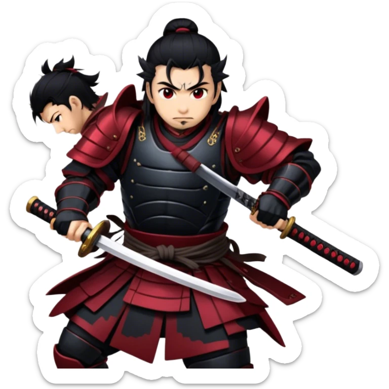 Fierce Samurai sticker