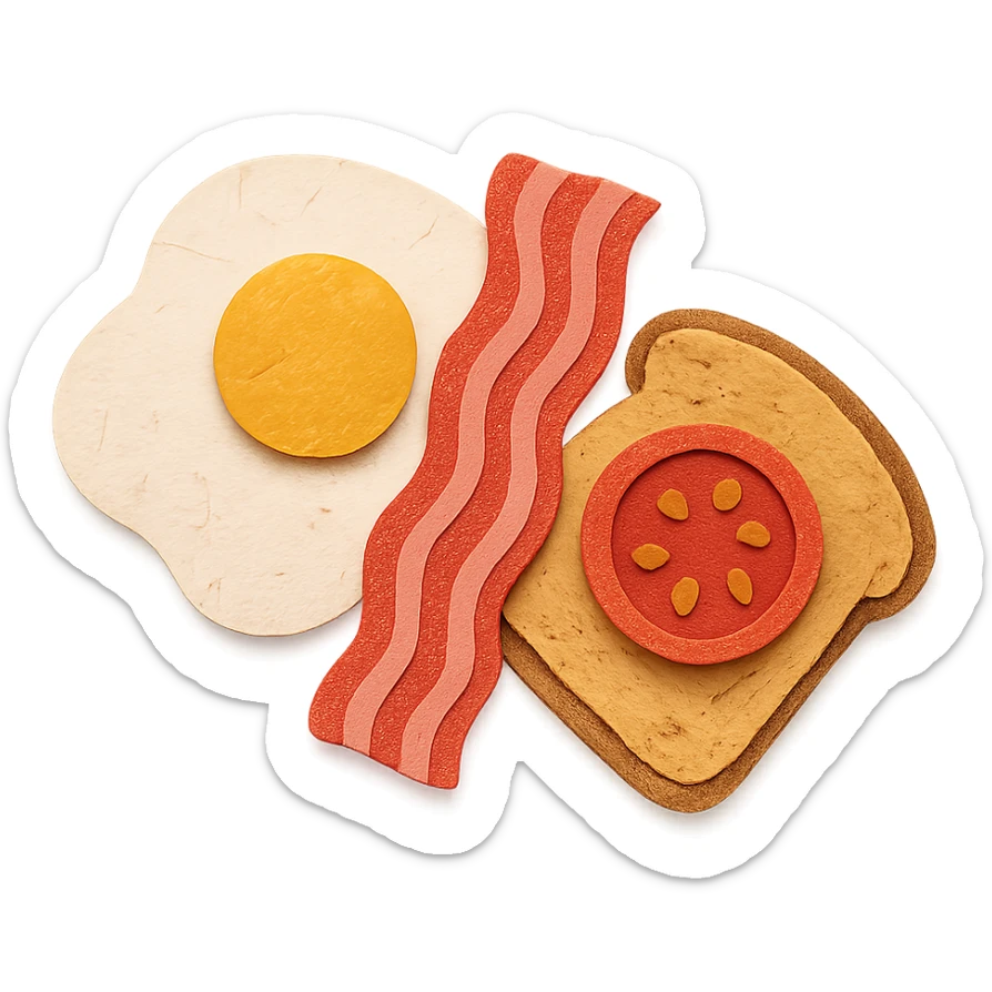 breakfast sticker