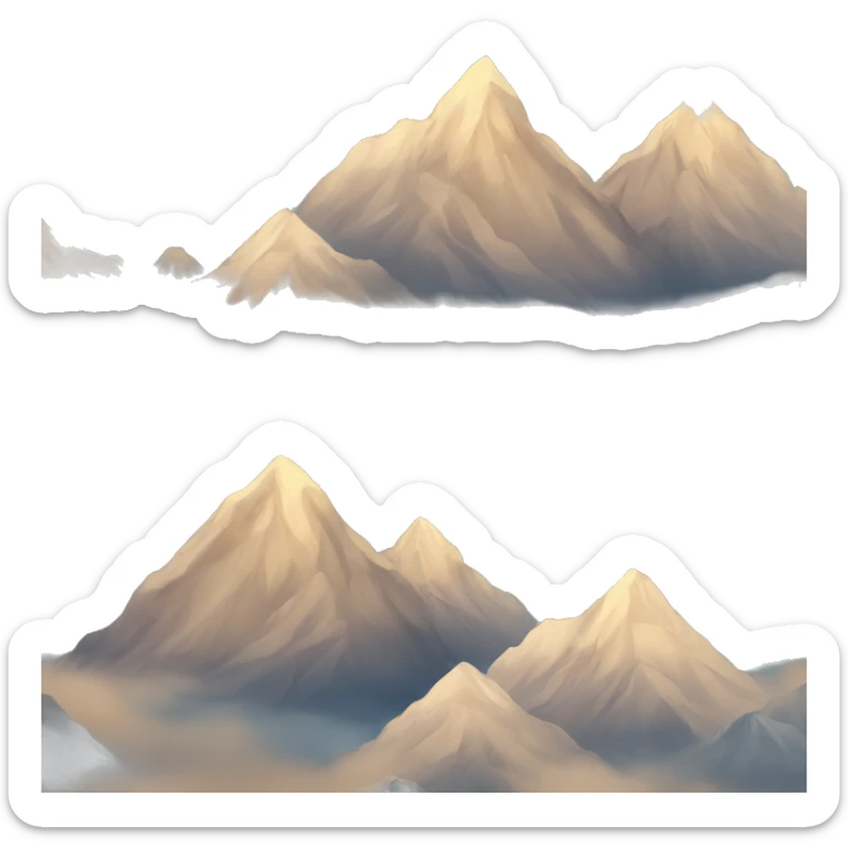 mountain sticker