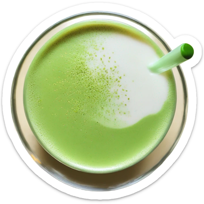 Matcha latte  sticker