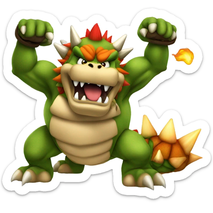 Bowser sticker