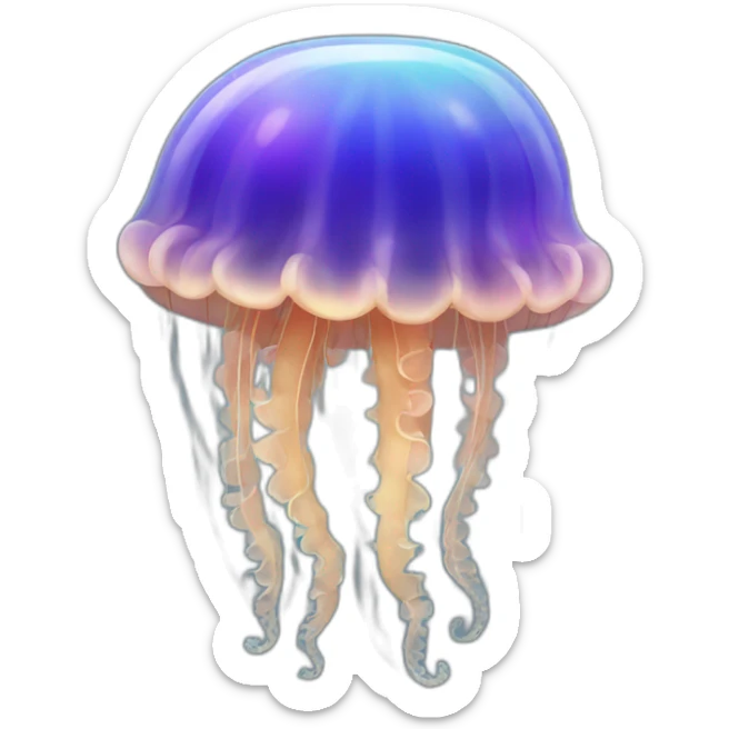 Jellyfish sticker