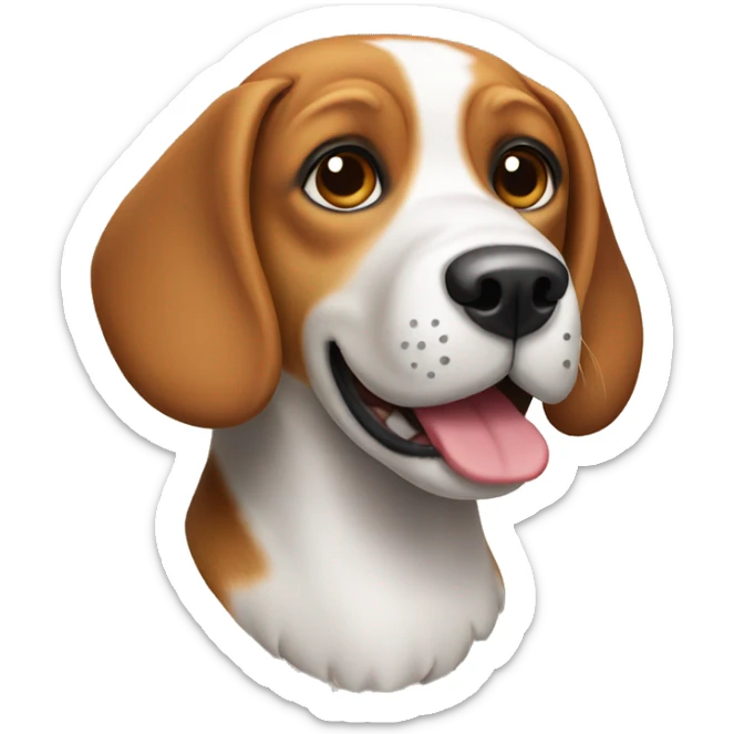 beagle dog sticker
