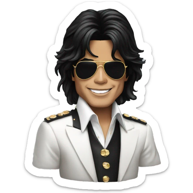 michael jackson sticker