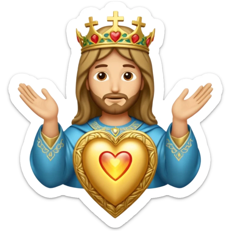 Sagrado corazón de jesus sticker