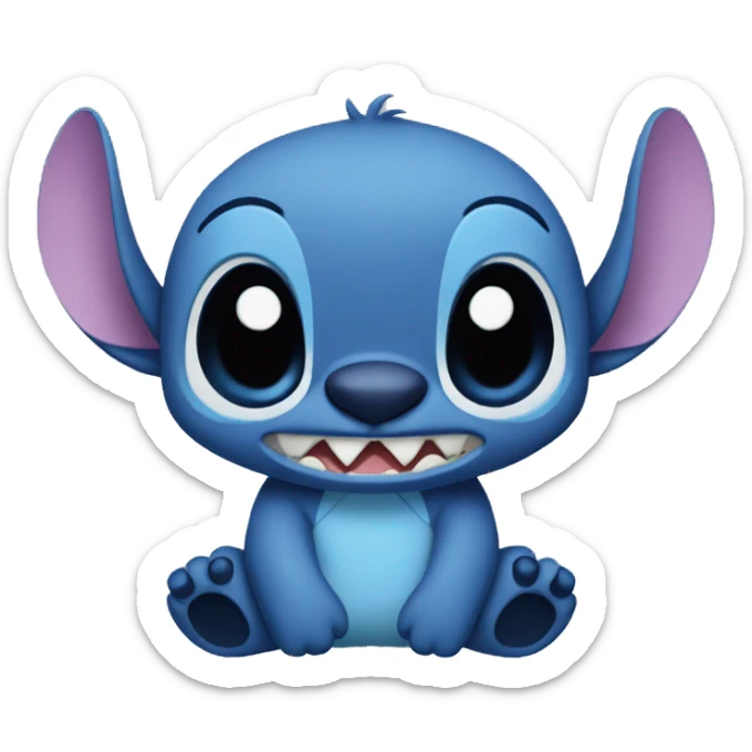 Stitch sticker