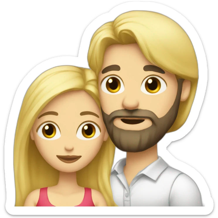blond-hair-woman-and-dark-hair-with-beard-man-kisses sticker