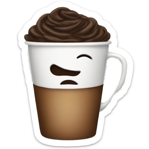 Coffee sticker