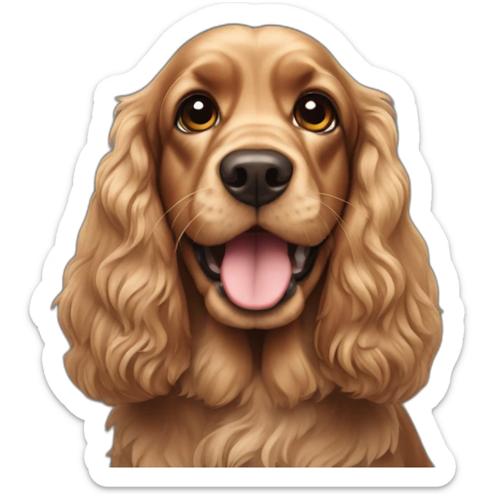 cocker spaniel sticker