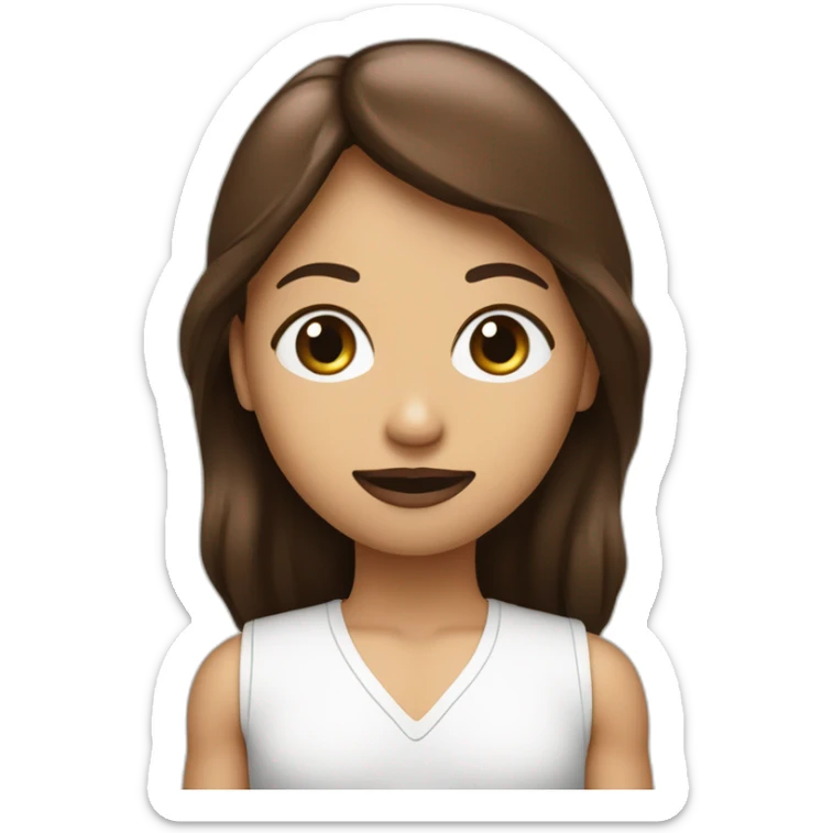 un paquet de poporn avec des yeux une bouche et des jambes noir et bras noir et des mains blanche et des pied marron sticker