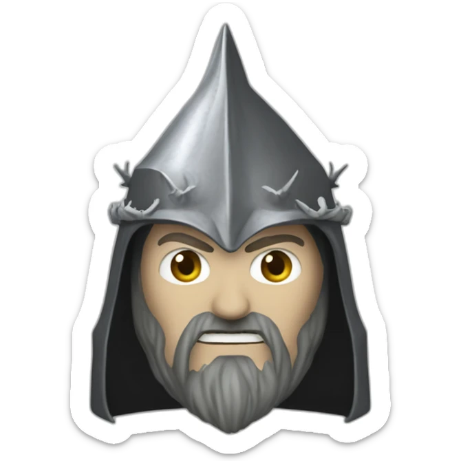 witch-king of angmar lord of the rings movie character sticker