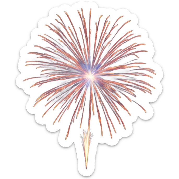 Firework sticker