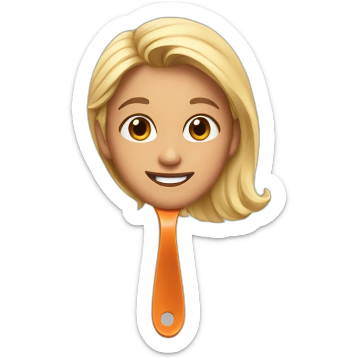 Reese with a spoon sticker