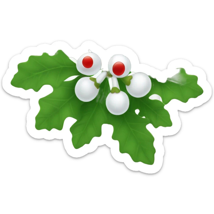 mistletoe sticker
