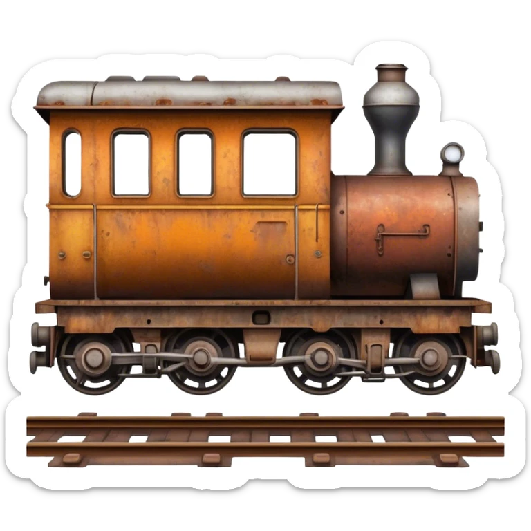 Old Train sticker