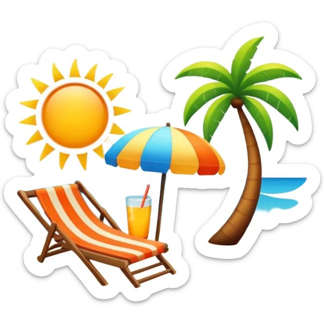 Summer  sticker