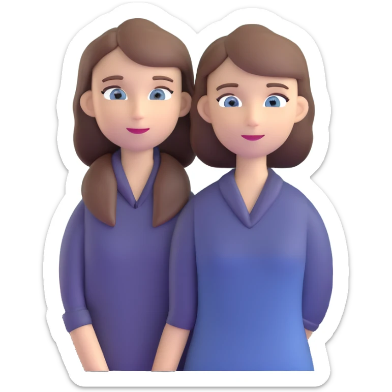 female math teacher, brown straight hair, blue eyes, Caucasian, no glasses, standing at a chalkboard sticker