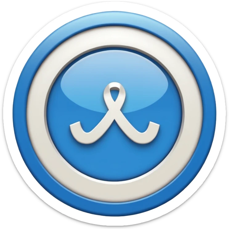 Quiero un logo de verificación parecido al de tiktok que sea redondo  sticker