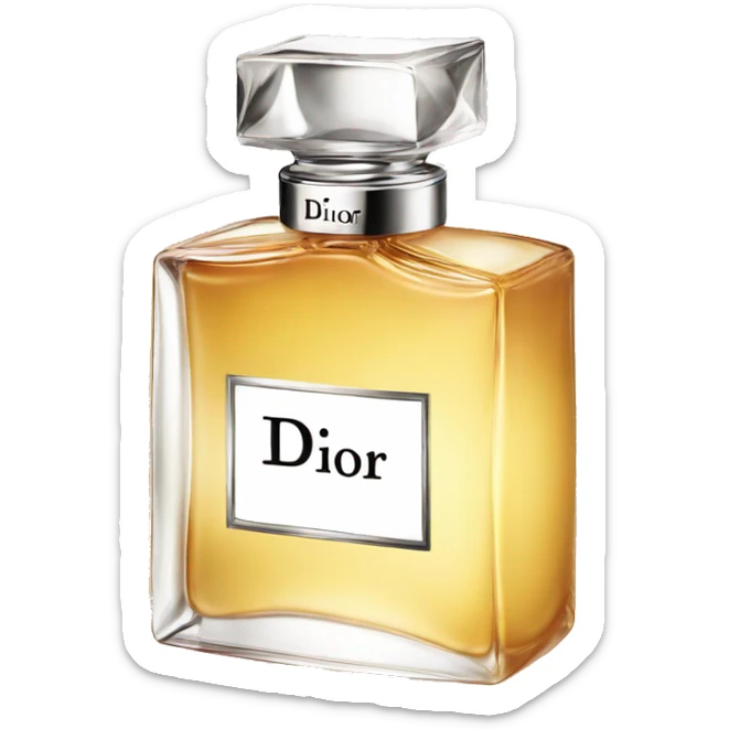 Dior perfume sticker