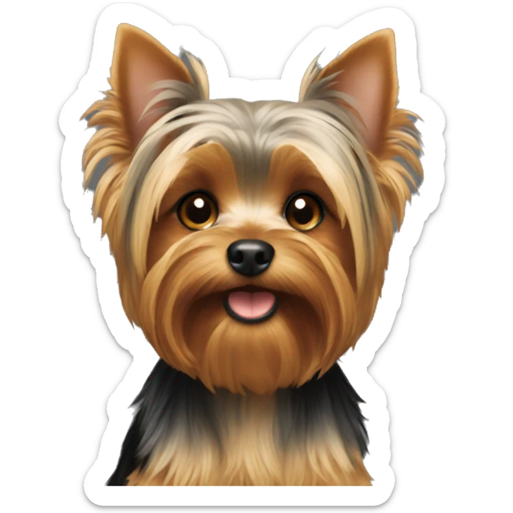 Yorkie dog  sticker