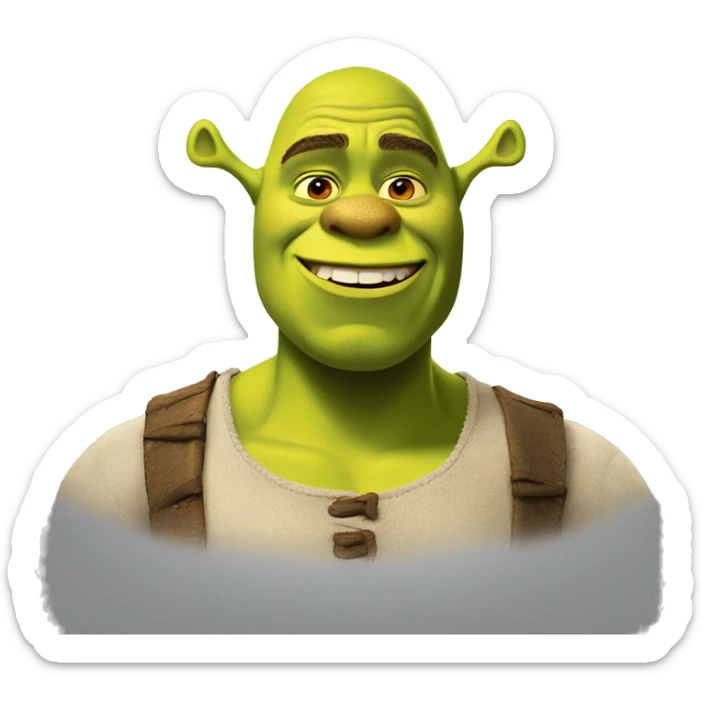 shrek sticker