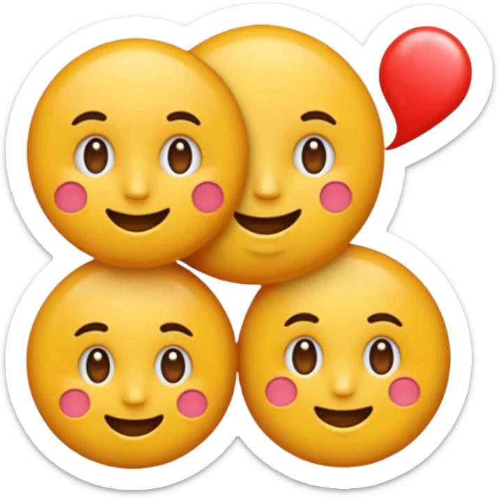 Maak een grappige emoji die je kan sturen bij ongemakkelijke momenten sticker