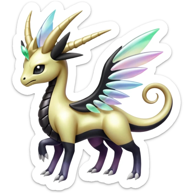 Meloetta-Giratina-Palkia-Pokémon-Fakémon-fusion-hybrid-creature sticker