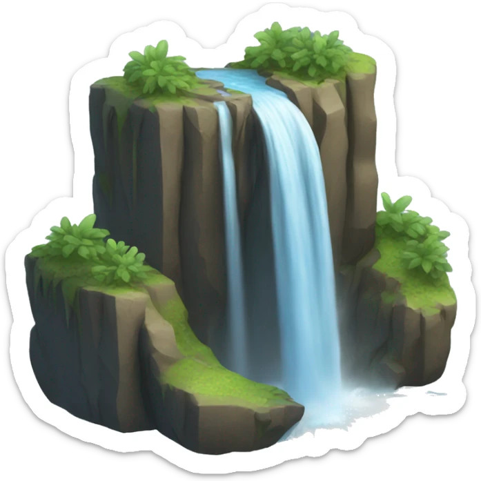 waterfall sticker