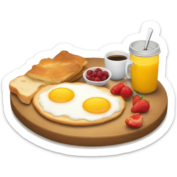 Breakfast sticker