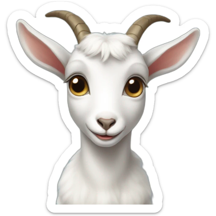 Baby goat sticker