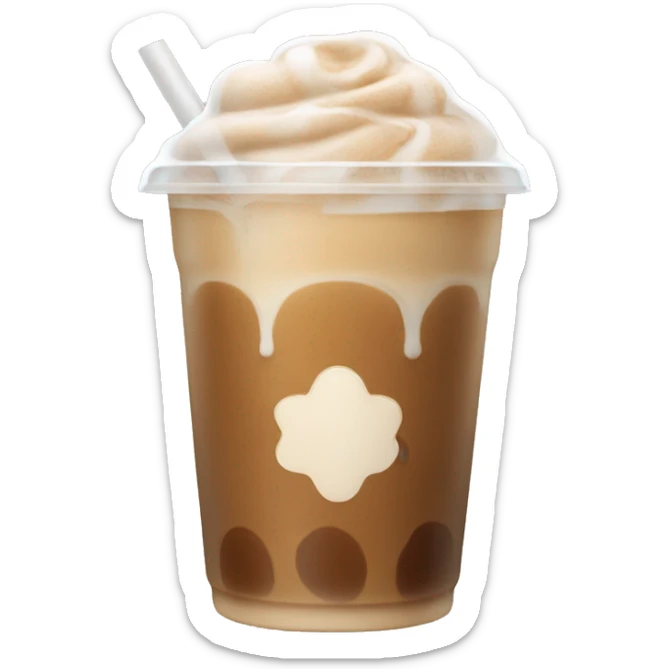 iced latte sticker