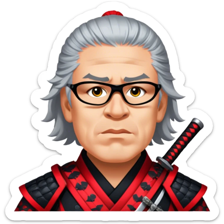 Daring Samurai sticker