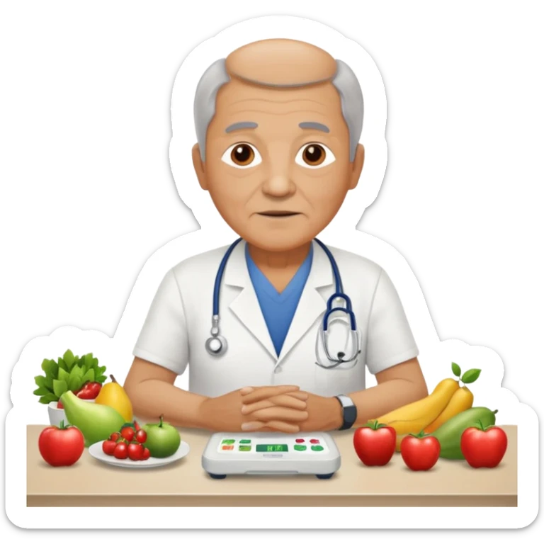 puedes crear una imagen de un abuelo de 63 años con una enfermedad cardiovascular?? pero puedes poner donde creas adecuado ya sea al rededor o donde se vea vbien habitos saludables como buena alimentacion signos vitales.. sticker