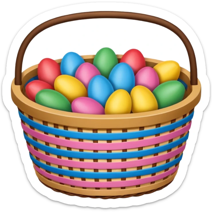 mi occorre l'emoji del tipico panaro della tombola napoletana sticker