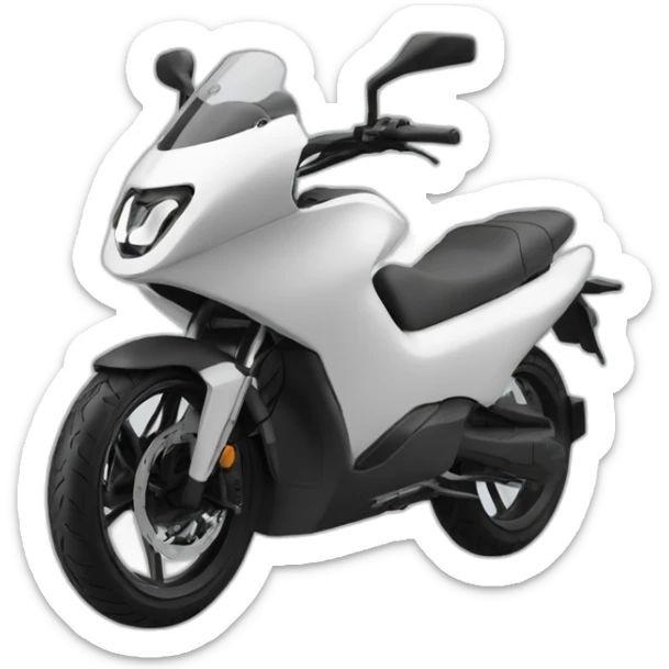 moto électrique du futur sticker