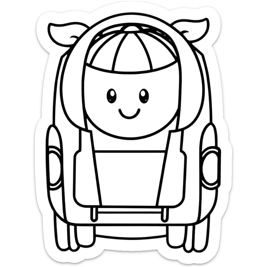 I want a sticker with “Fi-mi-ar scârbă” in a cartoonish, funny, artistic style. sticker