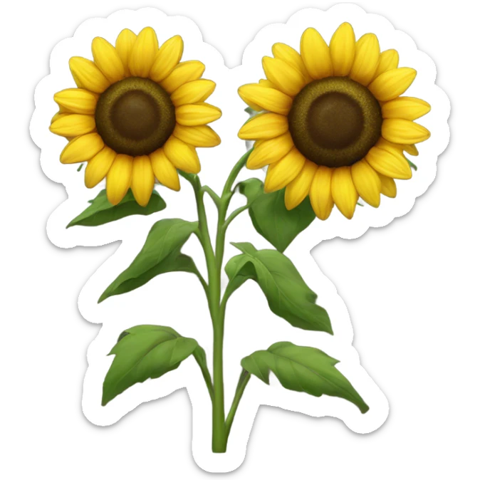 sunflower sticker