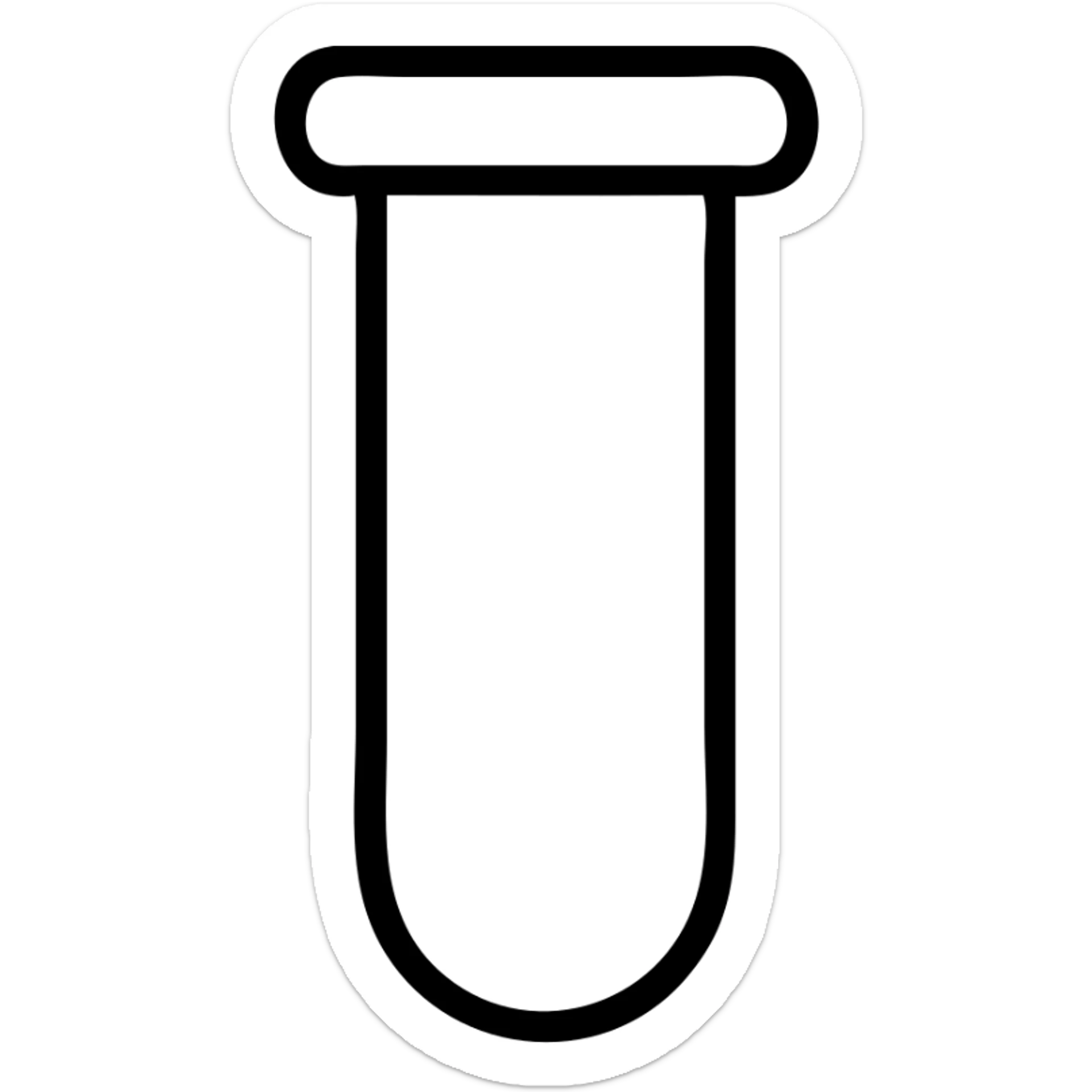 иконка для Test 1, контурный стиль sticker