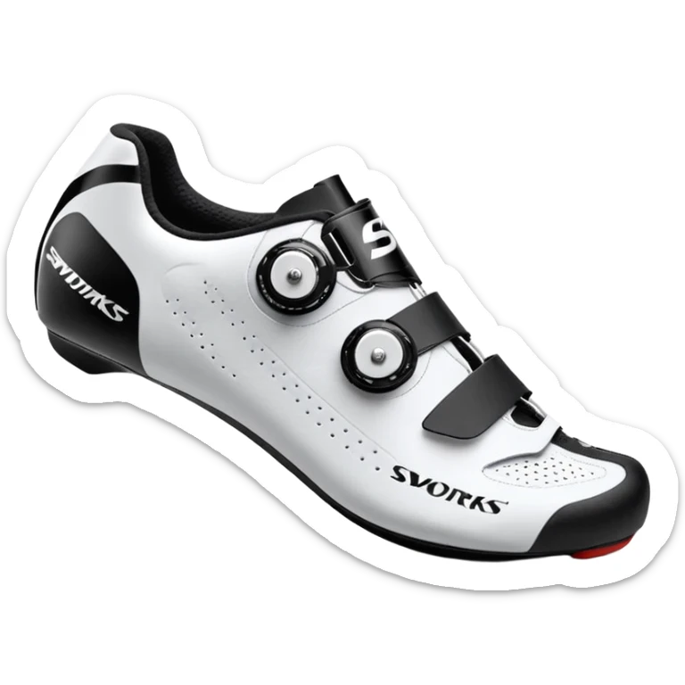 Wight color road cycling shoes looks like s-works torch, without any logo sticker