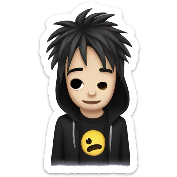 Emo sticker