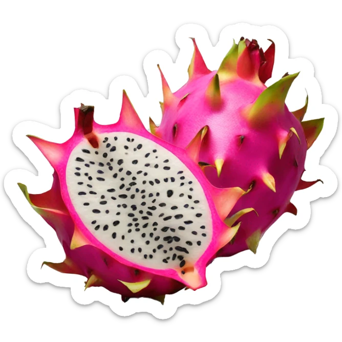 Dragon fruit sticker