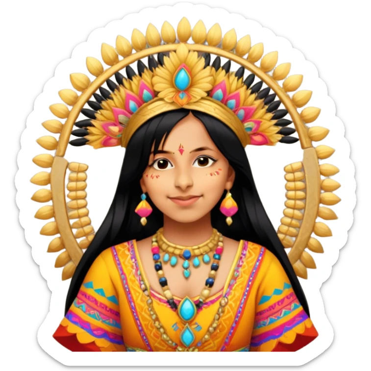 Vibrant Ceremonialist sticker